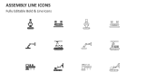 Assembly Line Icons - Slide 2