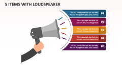 5 Items with Loudspeaker - Slide 1