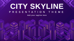 City Skyline Presentation Theme - Slide 1
