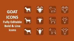Goat Icons for PowerPoint and Google Slides - PPT Slides