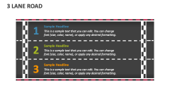 3 Lane Road - Slide 1