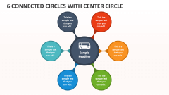 6 Connected Circles with Center Circle - Slide 1