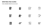 Writing Pad Icons - Slide 2
