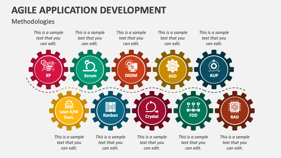 Agile Application Development PowerPoint and Google Slides Template ...