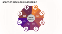 8 Section Circular Infographic - Slide 1