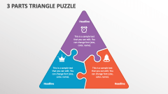 3 Parts Triangle Puzzle - Slide 1
