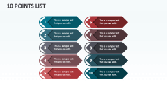 10 Points List - Slide 1