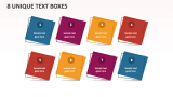 8 Unique Text Boxes - Slide 1