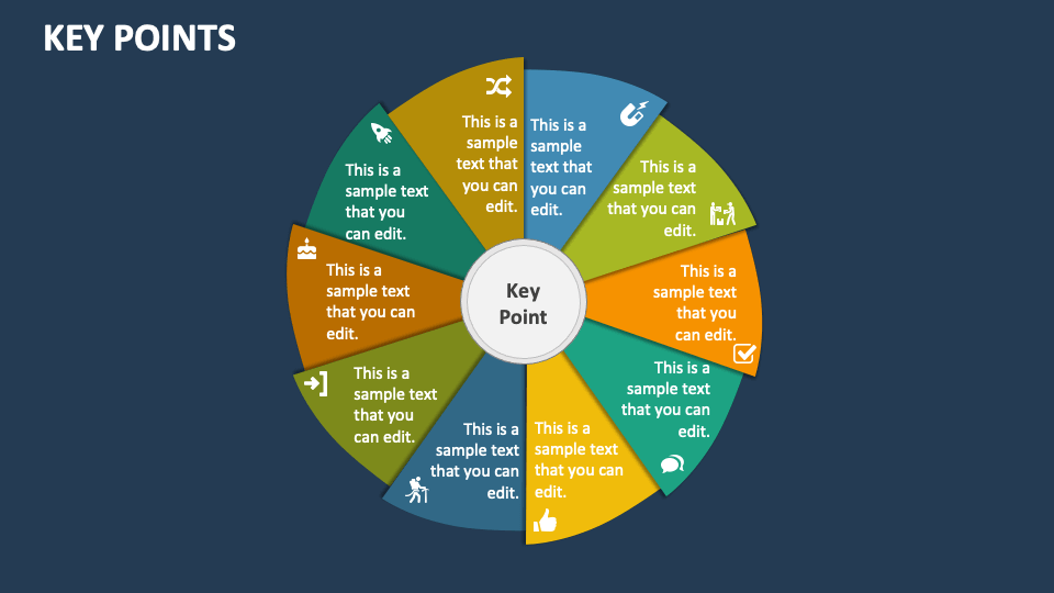 Key Points PowerPoint and Google Slides Template PPT Slides