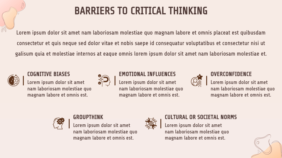 Free - Critical Thinking Workshop Template for Google Slides and ...