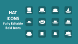 Hat Icons - Slide 1