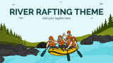 River Rafting Presentation Theme - Slide 1