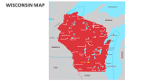 Wisconsin Map - Slide 2