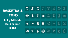 Basketball Icons - Slide 1