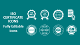 Iso Certificate Icons - Slide 1