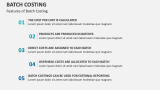Features of Batch Costing - Slide 7