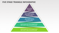 Five Stage Triangle Infographic - Slide 1