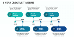 6 Year Creative Timeline - Slide 1
