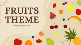 Fruits Presentation Theme - Slide 1