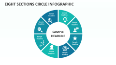 Eight Sections Circle Infographic - Slide 1