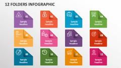 12 Folders Infographic - Slide 1