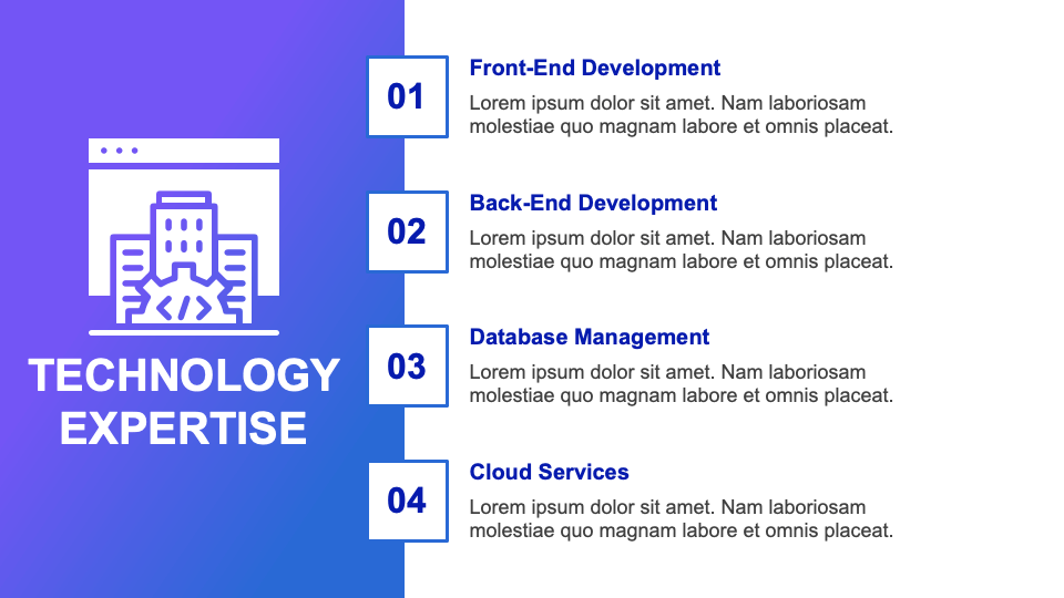 Software Company Profile PowerPoint and Google Slides Template - PPT Slides