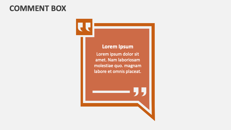 Comment Box - Slide 1