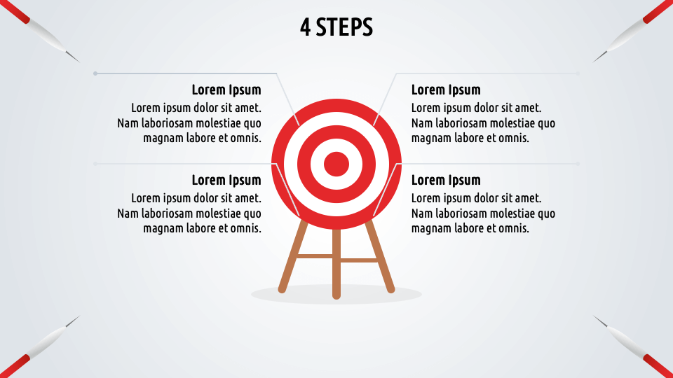 Free Target Dart Presentation Theme for Google Slides and PowerPoint