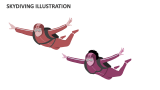 Skydiving Illustration - Slide 2