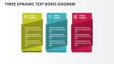 Three Dynamic Text Boxes Diagram - Slide 1