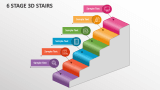 6 Stage 3D Stairs - Slide 1