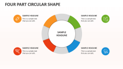 Four Part Circular Shape - Slide 1