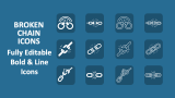 Broken Chain Icons - Slide 1