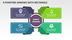 4 Pointing Arrows with Rectangle - Slide 1