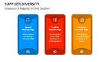 Categories of Flagging Enriched Suppliers | Supplier Diversity - Slide 3