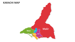 Karachi Map - Slide 1