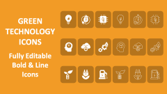 Green Technology Icons - Slide 1