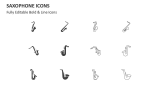 Saxophone Icons - Slide 2