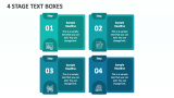 4 Stage Text Boxes - Slide 1