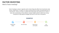 What is Factor Investing? - Slide 1