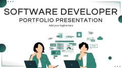 Software Developer Portfolio Presentation - Slide 1