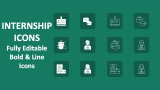 Internship Icons for Google Slides and PowerPoint