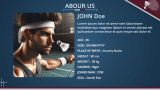 Badminton Player Portfolio Presentation - Slide 3
