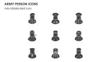 Army Person Icons - Slide 2