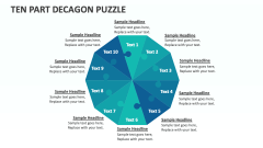 Ten Part Decagon Puzzle - Slide 1