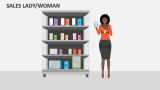 Sales Lady/woman - Slide 2