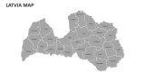 Latvia Map - Slide 3