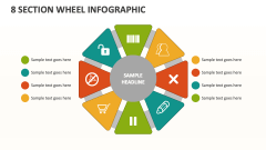 8 Section Wheel Infographic - Slide 1