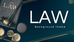 Law Background Theme - Slide 1