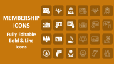 Membership Icons - Slide 1